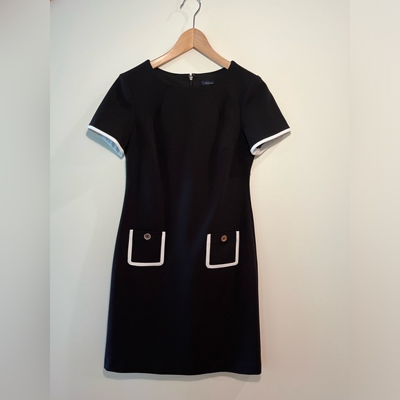 Black and white Tommy Hilfiger tailored dress - Picture 1 of 7